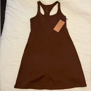 NWT Girlfriend Collective Earth Paloma Racerback Exercise Dress, Size M